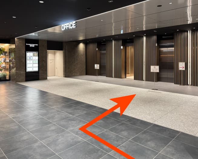 にしたんARTクリニック名古屋栄院へ駅から徒歩で向かう道順を説明した画像